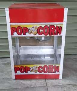 Commercial popcorn making machine.