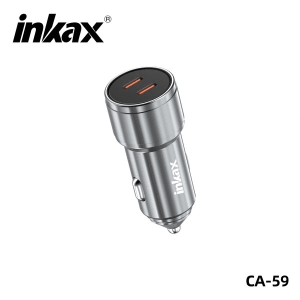 CA-59 QC3.0 60W DUAL C Port Fast Charging Car Charger